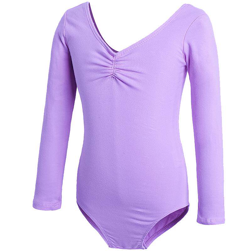 儿童舞蹈服女童秋冬长袖练功服院校推荐中国舞考级连体服跳舞服装