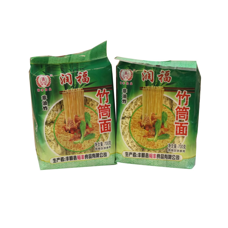 润福包邮裕丰非油炸竹筒拌面炒面