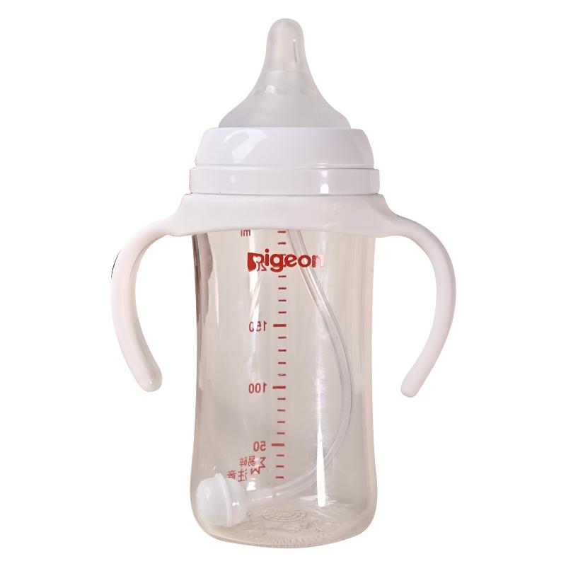 适用贝亲奶瓶手柄玻璃ppsu第三代宽口径的配件二代硅胶通用把手