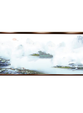 来图定制油画布书法实木画框装裱