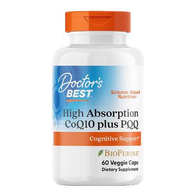 香港直发Doctor's best金达威辅酶Q10胶囊保护心脏60粒营养补剂