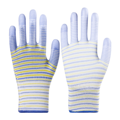 薄款尼龙pu涂掌涂指透气耐磨手套