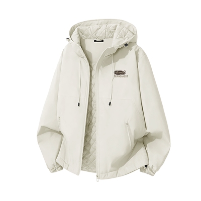 真维斯软壳加绒外套男冬季加厚