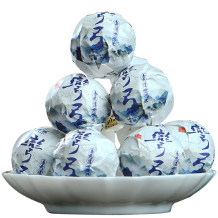 七星品鉴级云南易武弯弓丁家寨瑶族头春高杆古树纯料普洱生茶龙珠