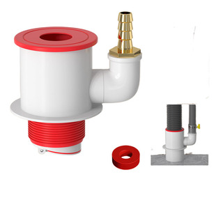 阳台洗衣机密封下水管道三头通防反水止逆阀洗手盆烘干机防臭神器