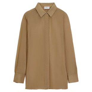 MARELLA 2025秋冬女装直筒长袖衬衫上衣3116135102