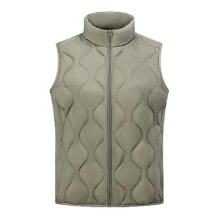 波司登2025秋季新款休闲女轻薄立领羽绒服马甲背心短款B250131008