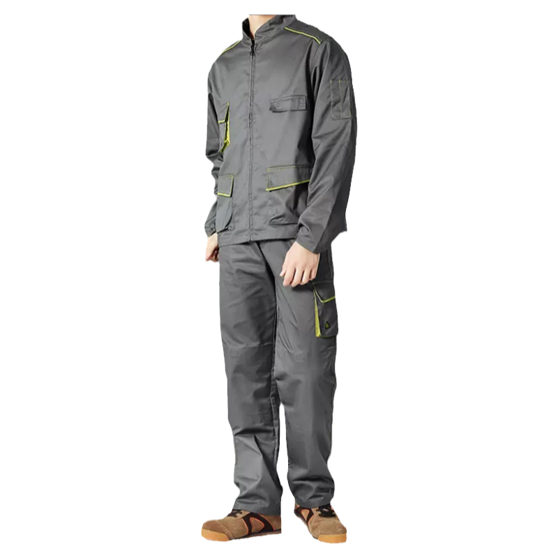 代尔塔耐磨涤棉夏季工厂车间衣服夹克外套劳保加厚工作装男405408
