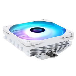 利民AXP120-X67 WHITE ARGB风冷散热器纯铜下压式CPU散热器67mm ITX小机箱 LGA1700/AM4