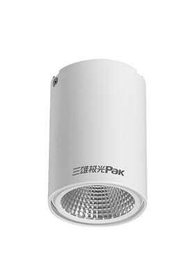 晶晖明装吸顶三雄筒灯射灯30W