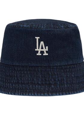 NEW ERA纽亦华26新品MLB复古做旧牛仔夏日遮阳渔夫帽男女同款NE