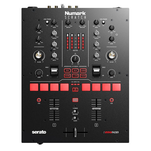 Numark Scratch 2路serato搓碟混音台带声卡dvs innofader
