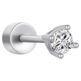 钛合金养耳洞耳钉女2025新款睡觉免摘耳环爆闪耳骨钉小巧精致耳饰