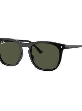 RayBan雷朋太阳镜板材方形黑色眼镜男女同款眼镜潮酷墨镜0RB2210F