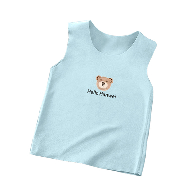 儿童自发热德绒背心背心吊带