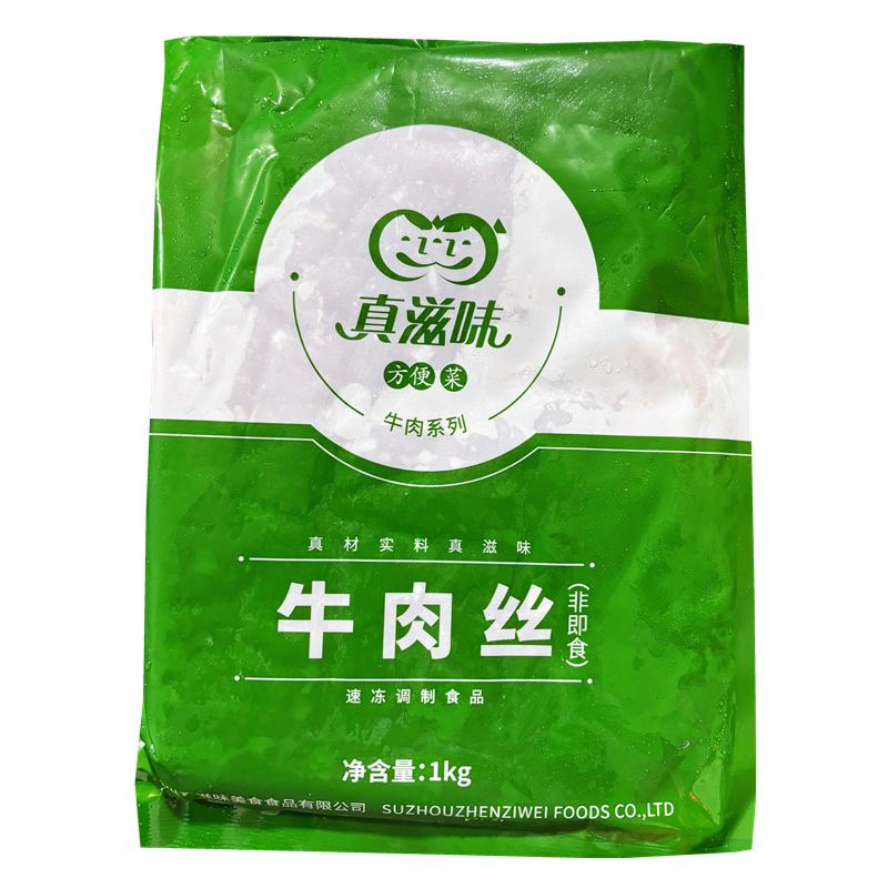 真滋味牛肉丝10包*1kg腌制牛肉条