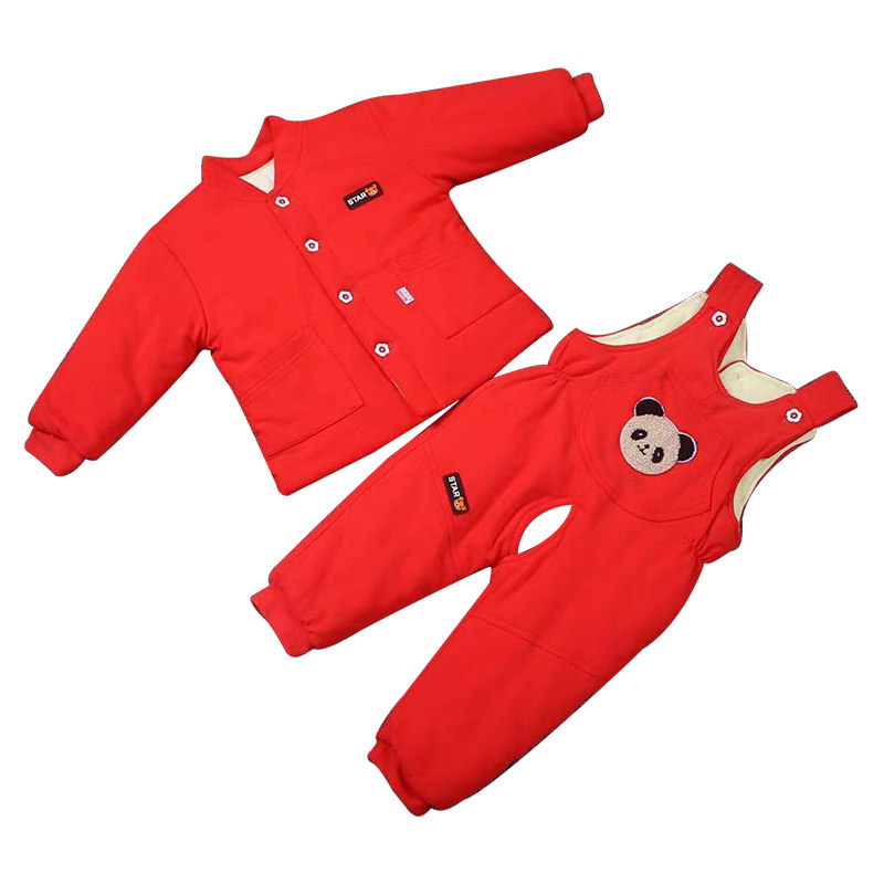 冬味儿加厚棉花棉衣拜年服套装