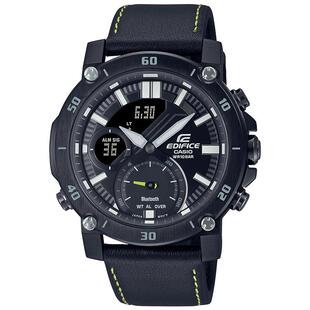 卡西欧男士手表EDIFICE限量黑暗之心正品商务防水皮带石英表ECB20