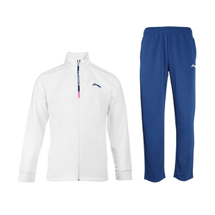 李宁新款羽毛球服男女套装长袖外套运动卫衣跑步上衣长裤比赛训练