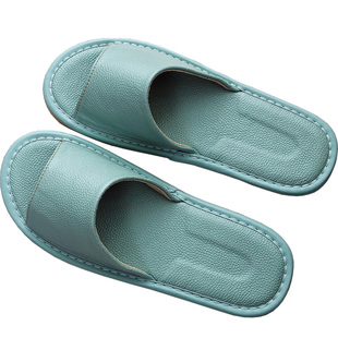 真皮家居拖鞋女夏季居家室内防滑防水牛皮凉拖鞋不臭脚软底家用男