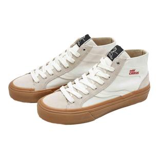 oddCIRKUS Astley Pro白色经典复古滑板鞋高帮日系街头帆布鞋男女
