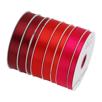 纯色1cm 涤纶马卡龙丝带彩带花艺缎带烘焙鲜花礼品盒包装织带大卷