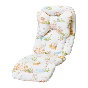 婴儿车垫子宝宝推车坐垫四季通用软垫配件安全座椅遛娃神器躺靠垫