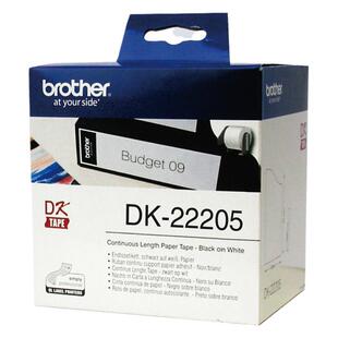 兄弟原装DK-22205 22210 11201 11209热敏标签纸色带白底黑字黄底黑字ql-580 700 720 800 1060连续定长标签