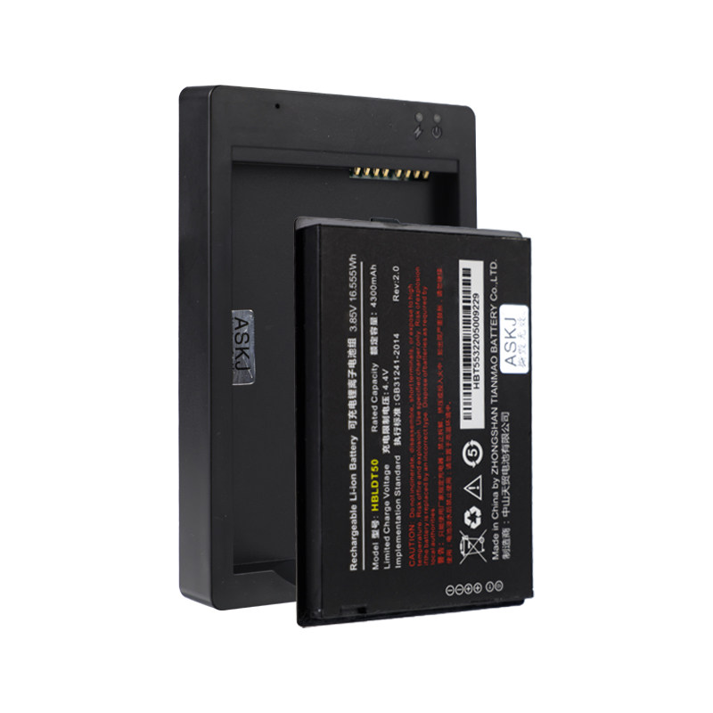 适用于优博讯DT50电池韵达M9极客X10巴枪工业手机全新原装同款电池电池充电座充电器