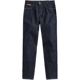 【冰芯棉】太平鸟男装牛仔裤25夏新款浅色原牛水洗清凉透气薄款