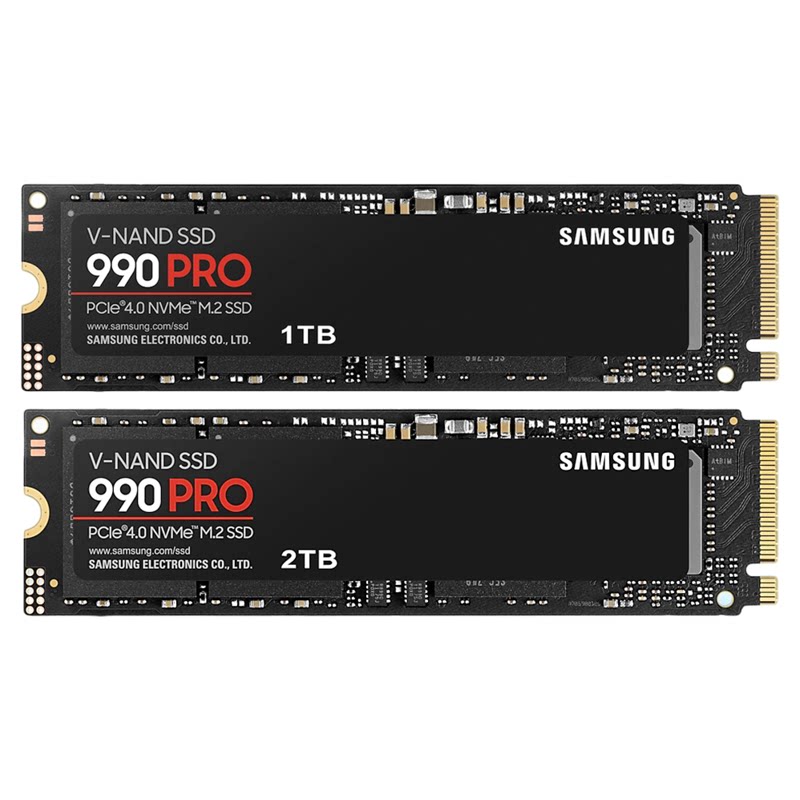 三星990pro 1T 2T M.2固态硬盘nvme适用台式电脑笔记本PS5pcie4.0