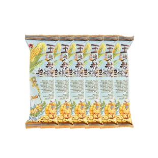 茶颜悦色玉米粒总动员海盐味素烧玉米爆米花零食50g/袋*6袋