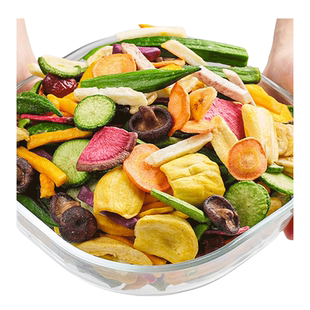 综合果蔬脆蔬菜混合装水果片秋葵脆脱水干果零食蔬果脆干休闲小吃