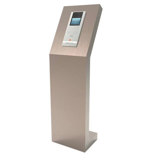 楼宇立柱可视对讲主机立柱人脸识别门禁系统支架机座门口机底座