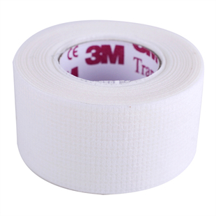 美国3M医用胶带宝宝专用低敏透气贴耳朵肚脐固定纸质易撕胶布1534