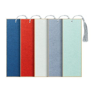 燃灯加厚楮皮纸书签宣纸空白手工diy材料古典中国风卡片流苏挂件楮笺熟宣小楷书法国画没骨画纸工笔国画水彩