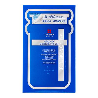 LEADERS/丽得姿美蒂优氨基酸保湿补水面膜10片艾斯水库贴片面膜女