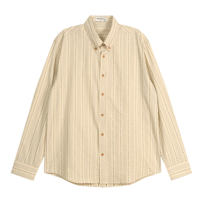 MCCEVTG复古绅士美式条纹衬衫