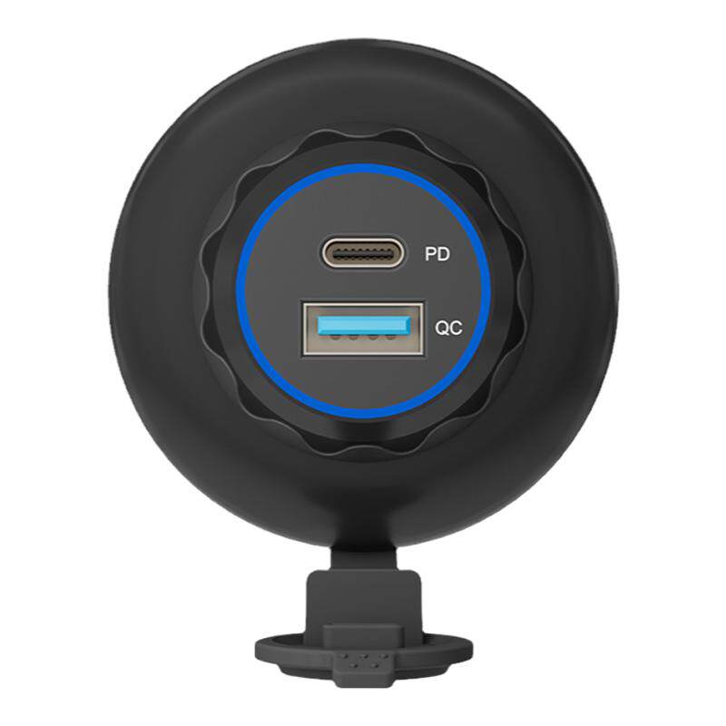 新款车充改装加装usb手机充电口车载充电器快速充电12v-24v通用型