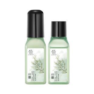 善草纪茶树清影版水乳套装中样小样修复痘痘油性控油清爽舒缓敏感