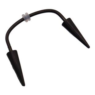 Shinma钛钢黑白银色虎牙钉唇系带钉个性亚比小众穿刺恶魔德古拉钉