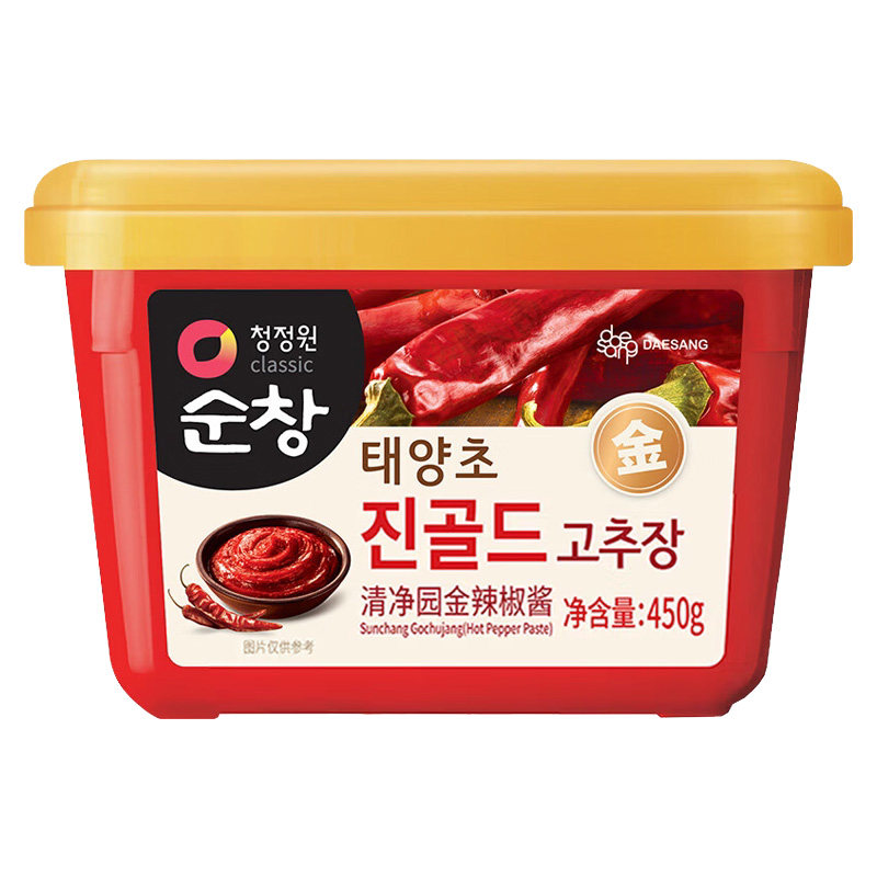 清净园韩式辣椒酱200g烤肉酱韩式石锅拌饭酱炒年糕酱辣酱调味料