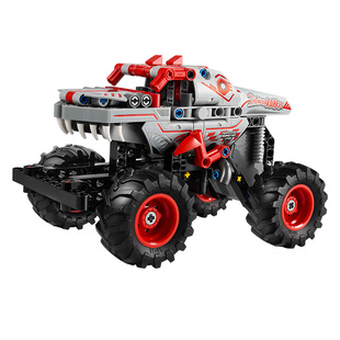 乐高官方旗舰店正品42200机械组雷霆巨兽卡车回力车积木儿童玩具