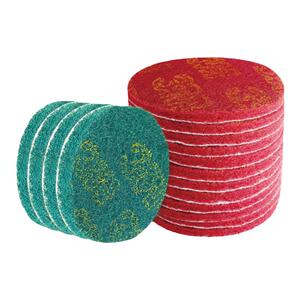 3m植绒百洁布工业用 角磨机打磨片 5寸背绒抛光片 清洁除锈拉绒片