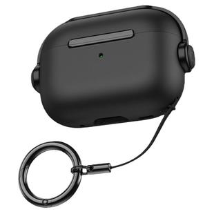 适用airpodsPro3创意保护套airpods4降噪版锁扣开关保护壳苹果pro2耳机壳保护壳airpods3新款二代防摔软壳2