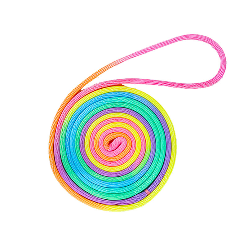儿童翻花绳学生专用绳彩虹彩色绳小学生挑花绳编花绳的花绳子玩具