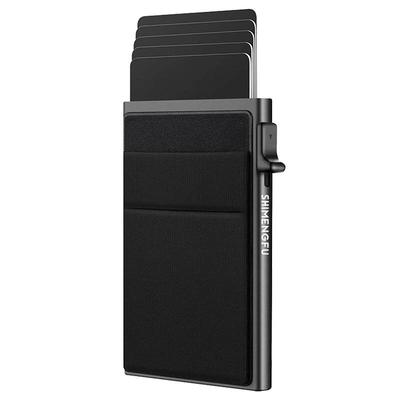 高档侧推防消磁自动弹出式卡包