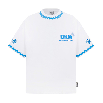 美式贝壳刺绣短袖T恤男女