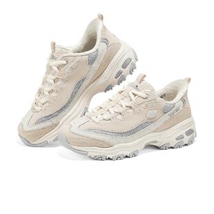 斯凯奇女鞋D LITES系列时尚绑带运动鞋减震轻便透气休闲鞋 150537