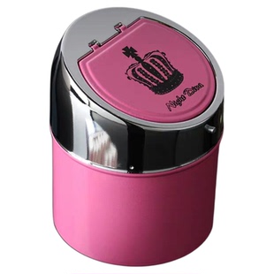 时尚创意家居金属烟灰缸大容量家用自动弹开密封盖放客厅卧室桌面